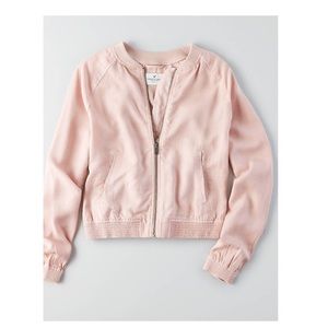 American Eagle Pastel Bomber Jacket